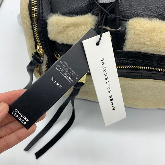 Aimee Kestenberg Car Go Top Handle Shearling (NWT) - Picture 6 of 15